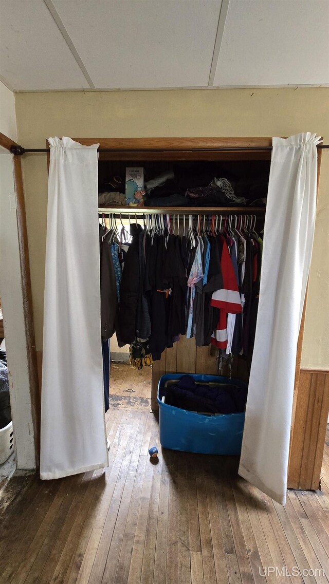 view of closet