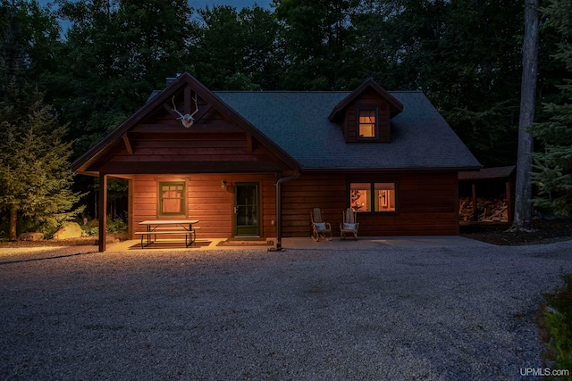 view of front of home