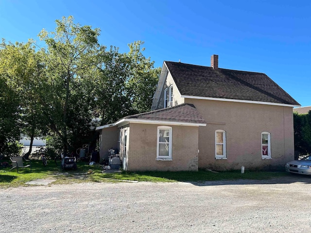 view of side of property