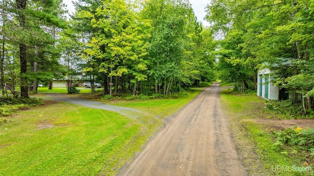 view of road