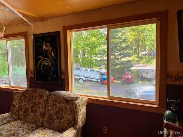 interior space with a wealth of natural light