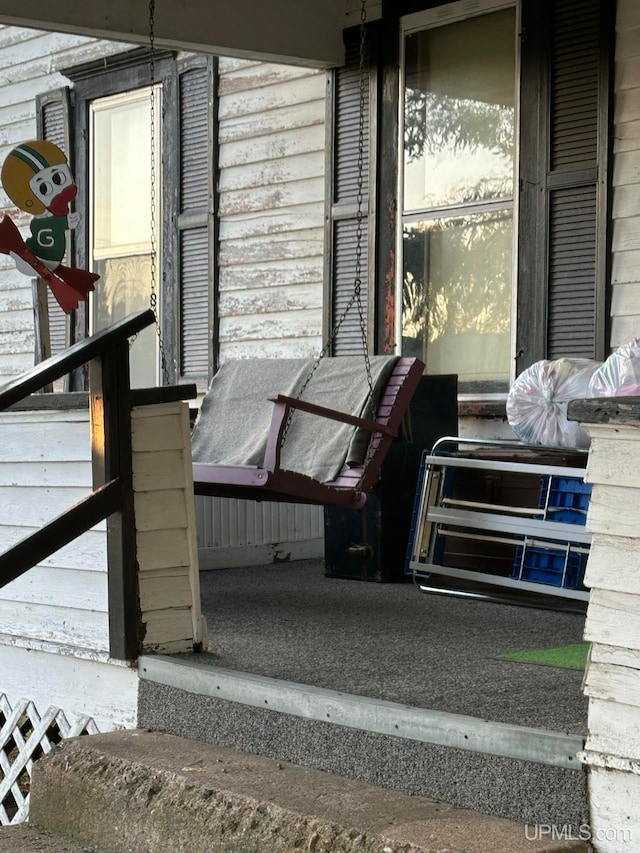 view of stairs