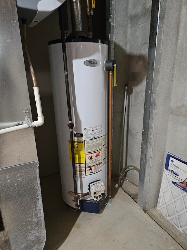 utilities with gas water heater