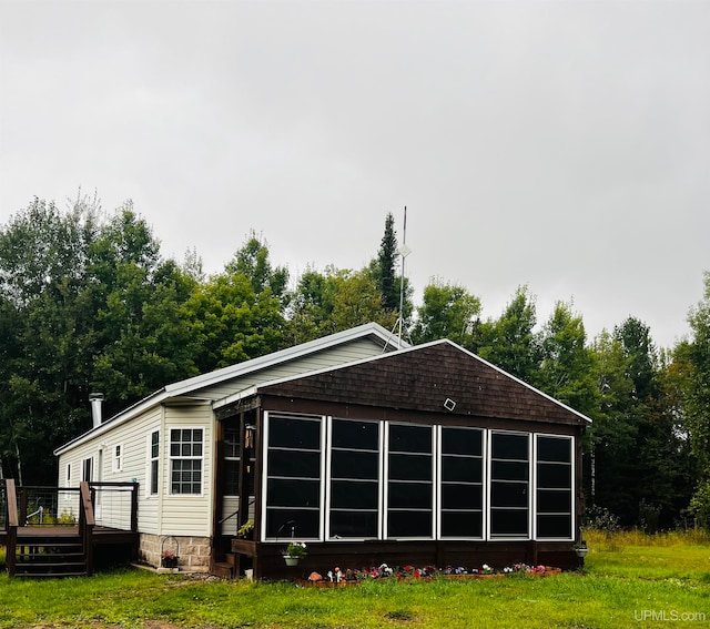 view of outdoor structure