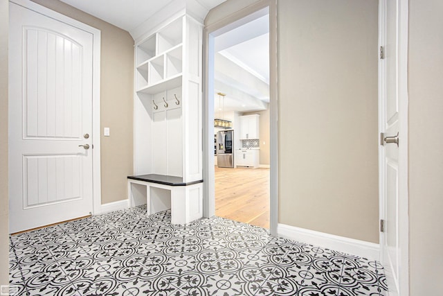 view of mudroom