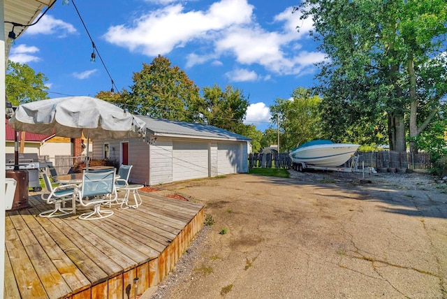 exterior space with grilling area