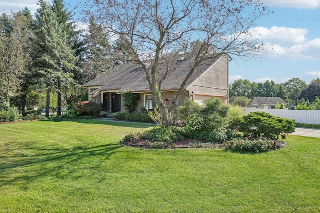 view of property exterior featuring a yard