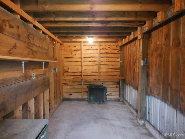 view of storage room