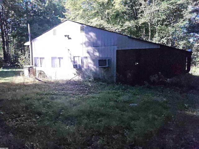 view of property exterior featuring cooling unit