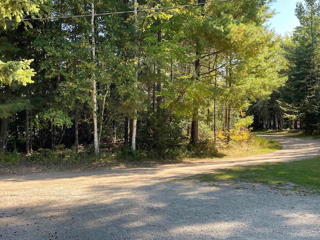 view of road