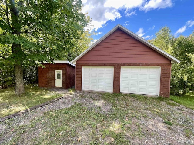 156 N Carlshend Rd, Skandia, MI 49885 - view of detached garage