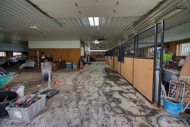 view of horse barn