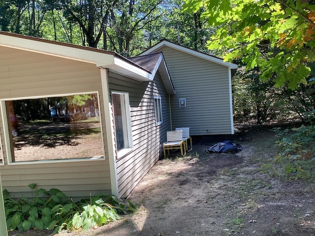 view of side of property