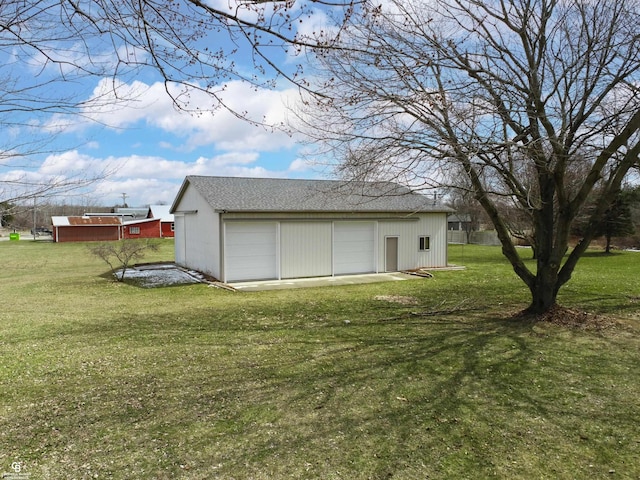 exterior space featuring a yard