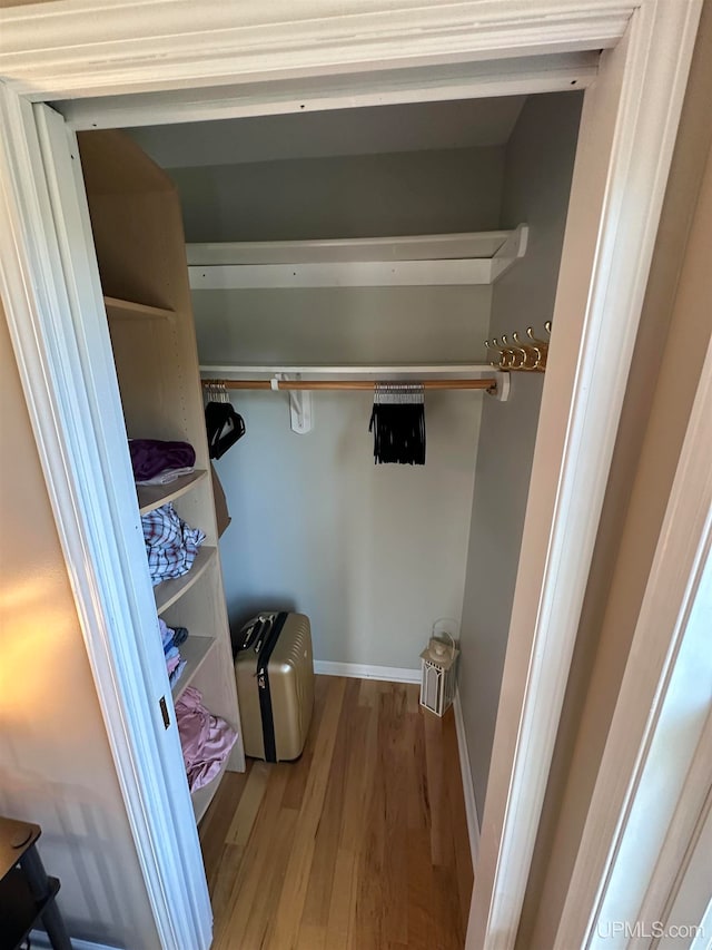 view of closet