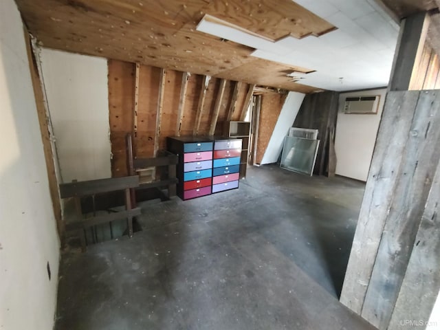 view of basement