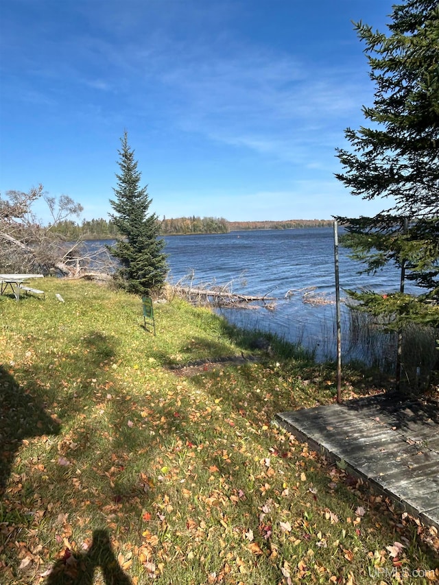 view of water feature