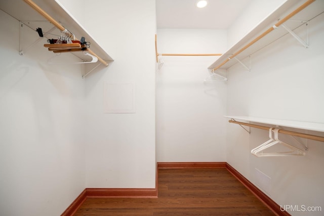 23 Chipman Dr, Ishpeming, MI 49849 - walk in closet with wood finished floors