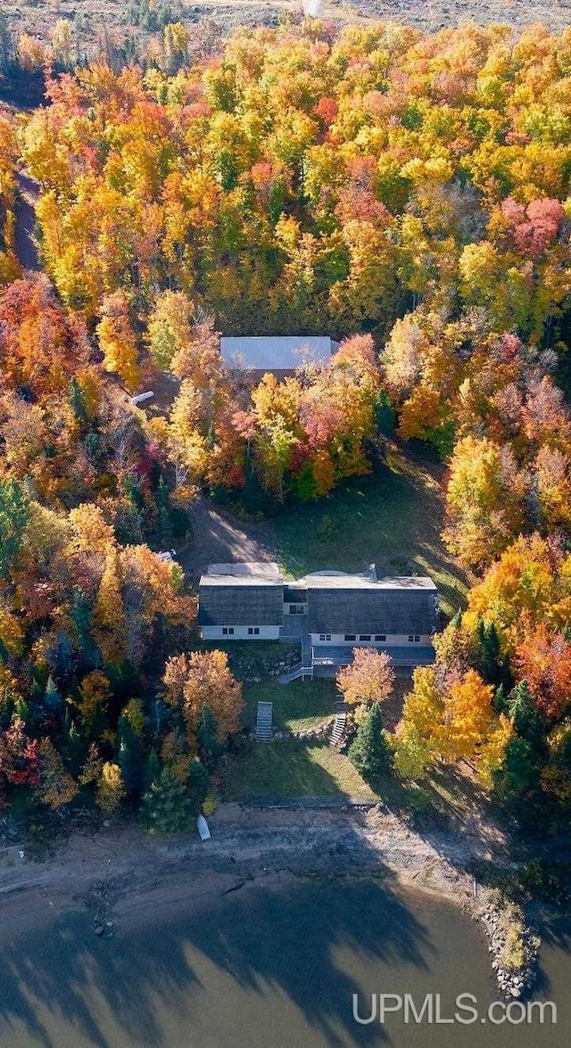 23 Chipman Dr, Ishpeming, MI 49849 - view of property location featuring a forest