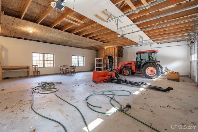 23 Chipman Dr, Ishpeming, MI 49849 - garage with a garage door opener