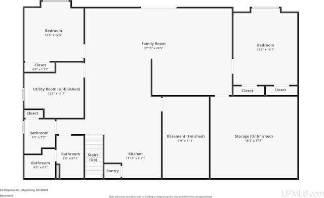 23 Chipman Dr, Ishpeming, MI 49849 - home floor plan