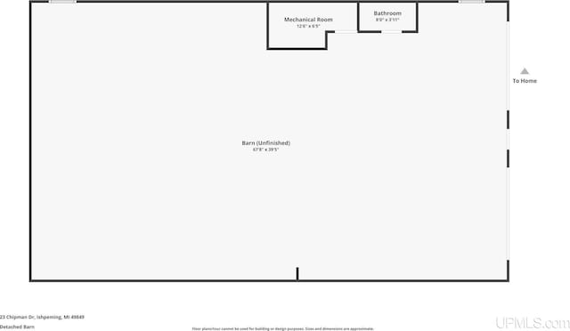 23 Chipman Dr, Ishpeming, MI 49849 - property floor plan