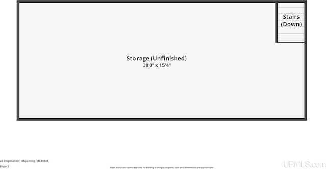 23 Chipman Dr, Ishpeming, MI 49849 - floor plan / room layout