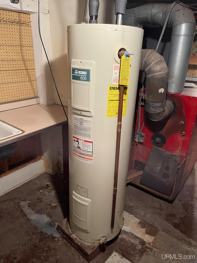 utilities with electric water heater