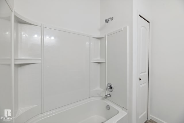 bathroom featuring tub / shower combination