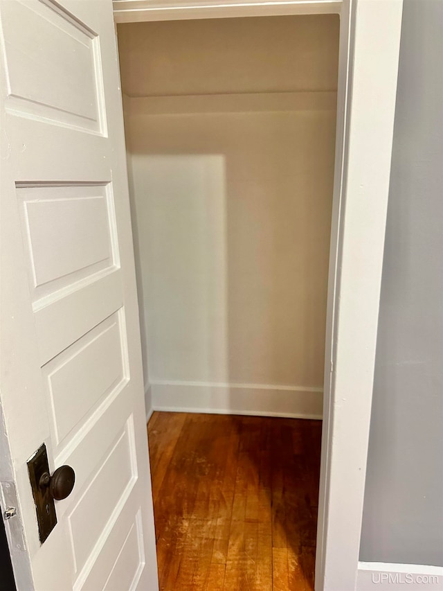 view of closet