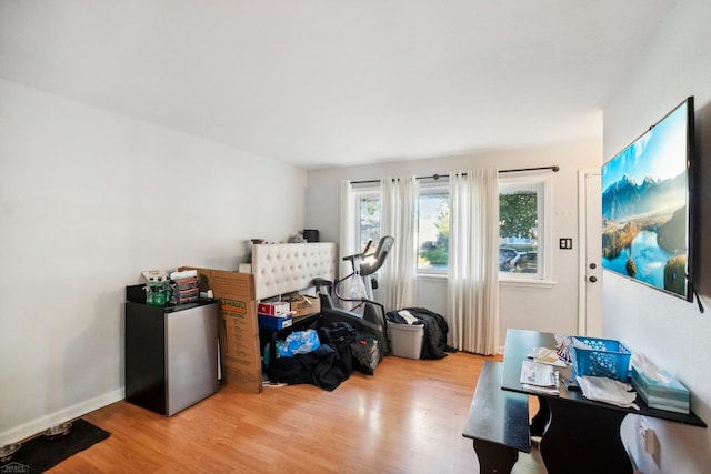 interior space featuring light hardwood / wood-style flooring