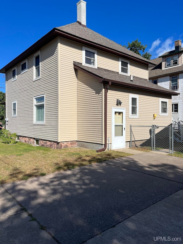 view of rear view of house