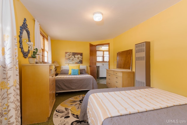 bedroom with carpet floors