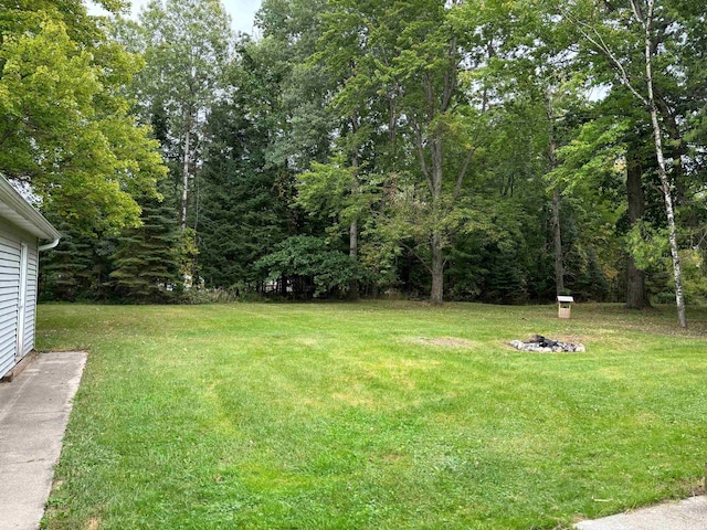 view of yard