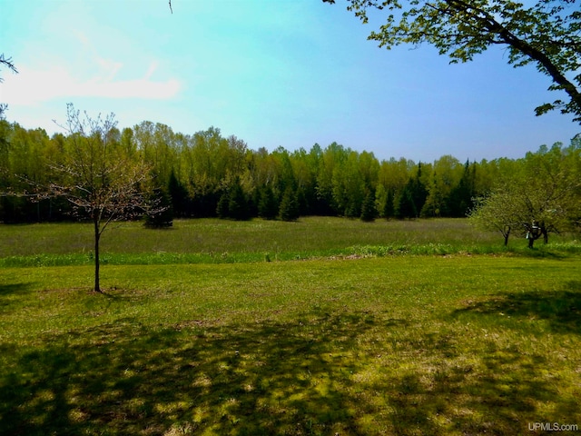 view of nature with a rural view