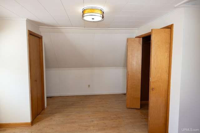 bonus room featuring light hardwood / wood-style floors