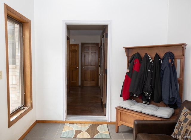 mudroom featuring light hardwood / wood-style floors