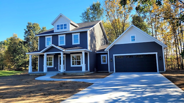 view of front of home featuring a porch