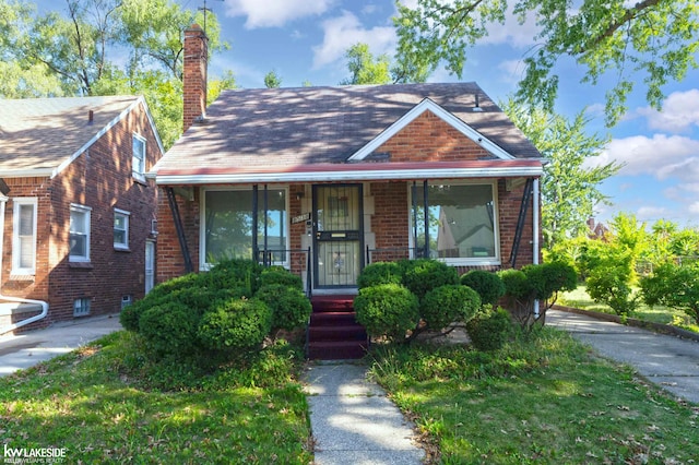 bungalow-style home featuring a porch