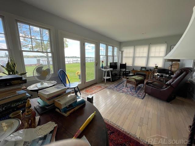 sunroom / solarium with plenty of natural light