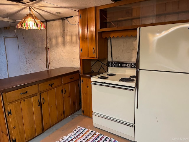 kitchen featuring white appliances