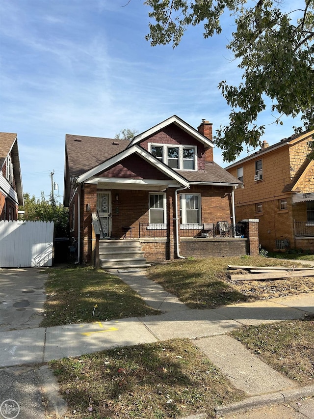 view of front of home