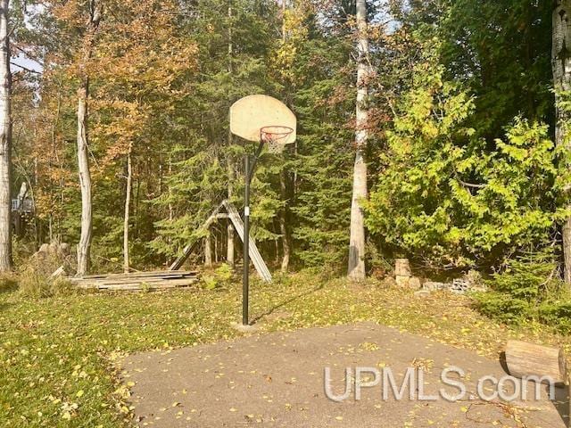 view of sport court