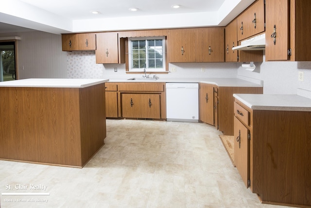 kitchen with dishwasher and sink