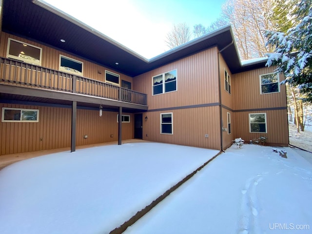 737 Grove St, Marquette, MI 49855 - view of snow covered rear of property