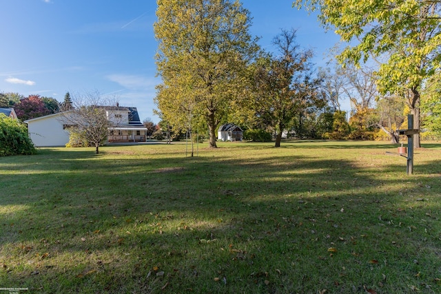 view of yard