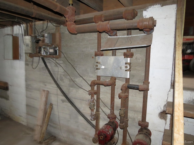 view of utility room