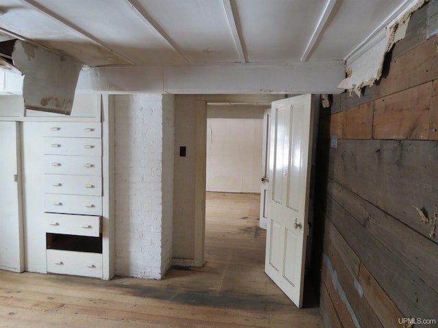 interior space featuring hardwood / wood-style flooring