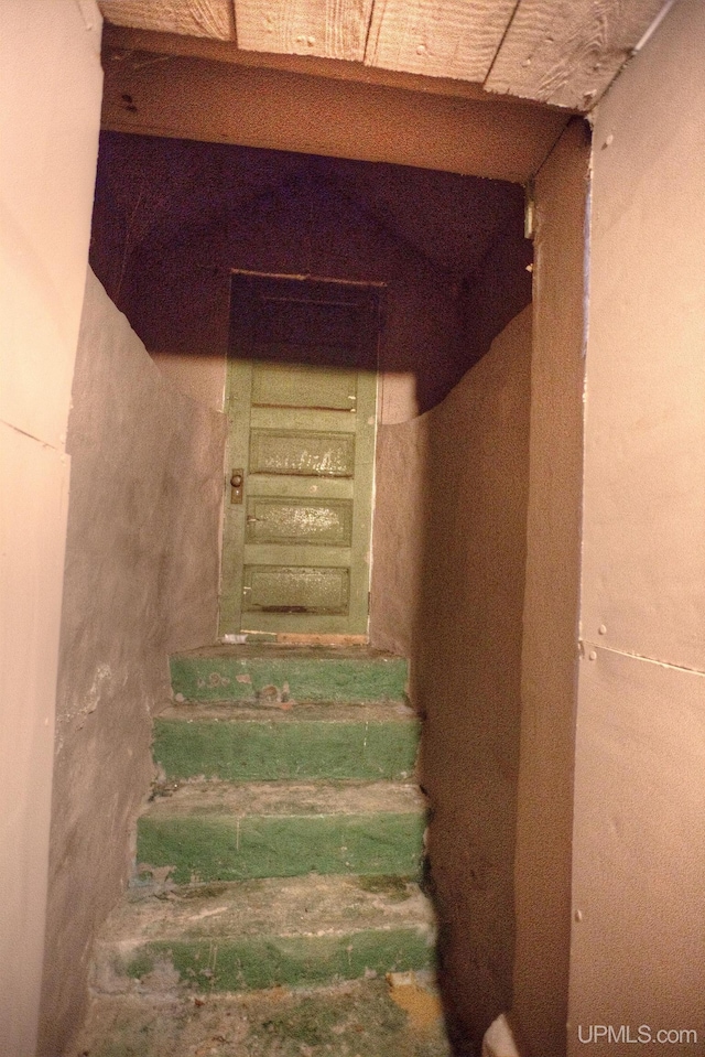 view of staircase