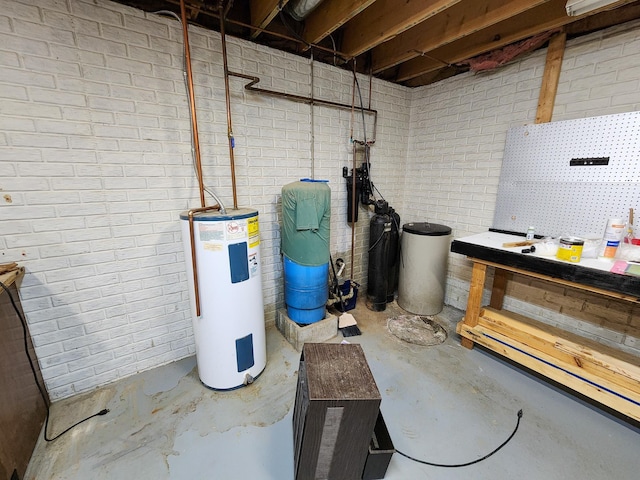 5206 Wolf Ln, Farwell, MI 48622 - utility room featuring water heater